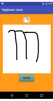 Fig 3 Canvas to write Javanese script 