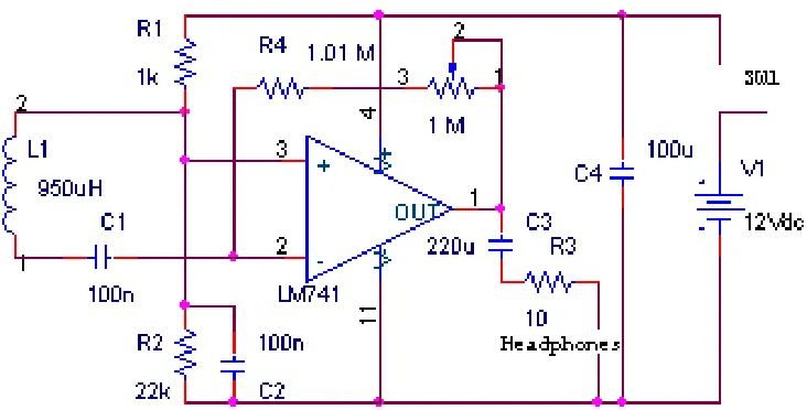 Figure 2.3: Electromagnetic Field Detector 