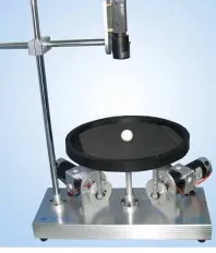 Fig. 1: Ball and plate system   