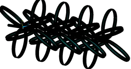 Fig. 2: The roller model of after meshing 