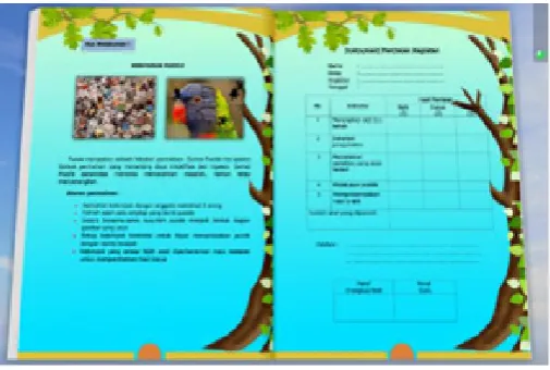 Figure 7.  Flip ethnoconstructivism e-module 3D page material 
