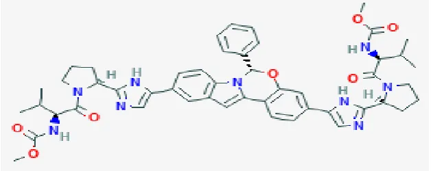 Fig 2: Elbasvir structure. 
