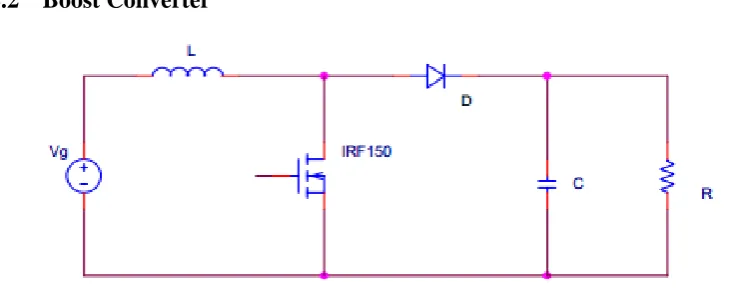 Figure 2.2: General buck converter circuit 
