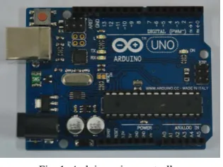 Fig. 1. Arduino microcontroller 