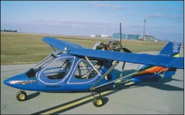 Figure 2.8: Quicksilver GT 500 microlight aircraft. 