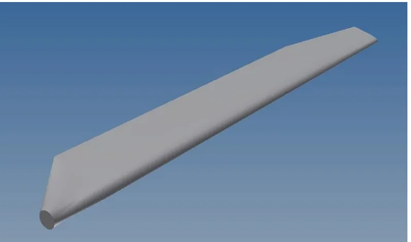 Figure 3.3: Solid continuous blade 