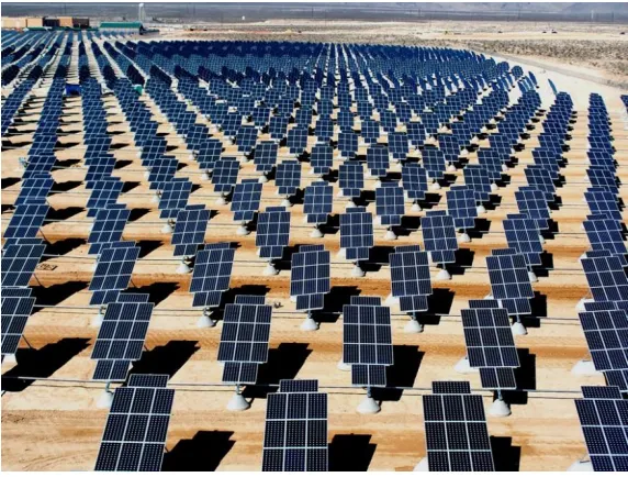 Figure 2.2: Solar PV arrays [2]. 