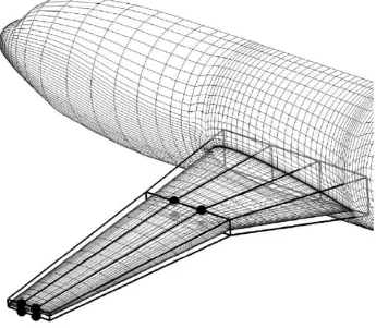 Figure 2.5: DLR F6 wing-fuselage parameterization [2] 