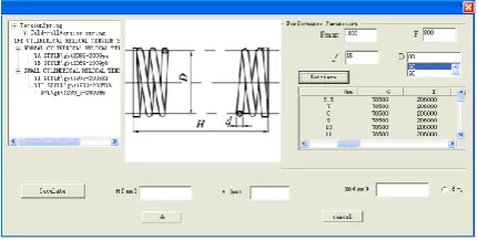 Table 5. The Operations to the Reusable Spring Part Data and the corresponding VC++ Class or Protoolkit function    