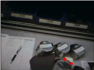 Figure 5.  Eye tracking during time study 