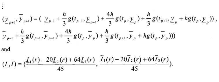 Table 5.1 shows the exact solution of the problem from Equation (22), Table 5.2 shows the results of equation (21) using modified Romberg's method and Table 5.3 shows the corresponding errors