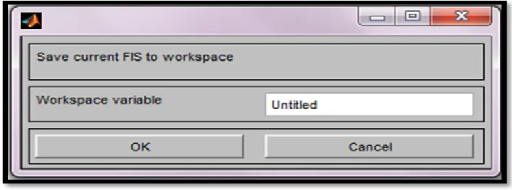 Figure 3.11:  File section for Export To Workspace in FIS Editor 