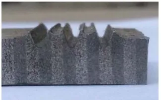 Fig.16 The test results of hard aluminum cold roll-beating  