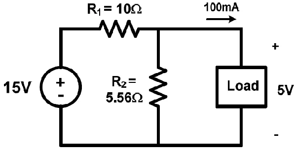Figure 1: Voltage divider 