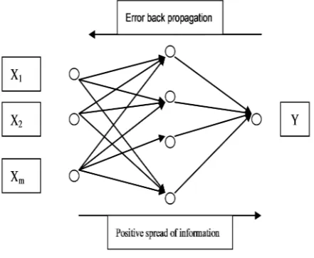 Fig. 1 The structure of BP neural network