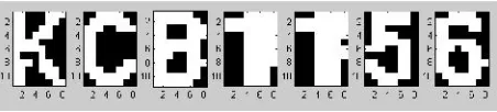 Figure 19. The characters resize to 11 x 8 pixels