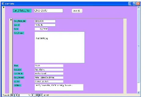 Figure 25. The information about the over-speeding vehicle is displayed