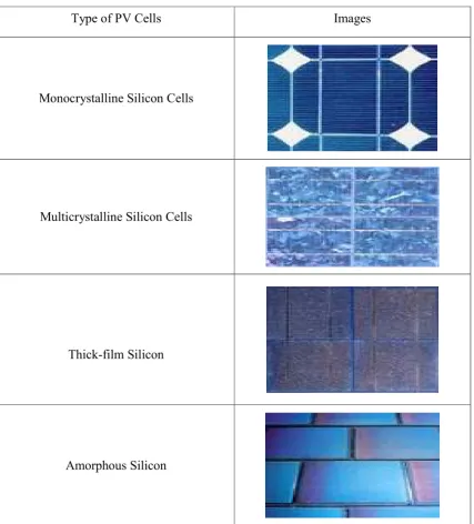 Table 2.1 : PV cell image [12] 