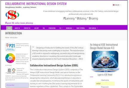Figure 3.  The Collaborative Instructional Design System 