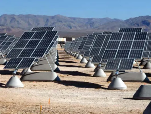 Figure 3.1-16 Typical Solar PV Power Plant Facility