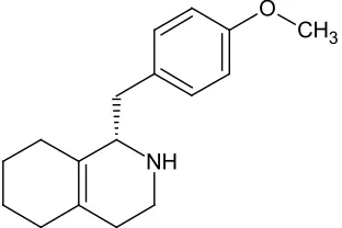 Fig. 1: Structure of the key starting material (S)-1-(4-Methoxybenzyl)-1,2,3,4, 5,6,7,8-octahydroisoquinoline.