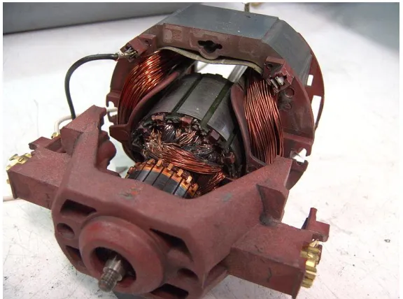Figure 2: Universal motor of a vacuum cleaner 