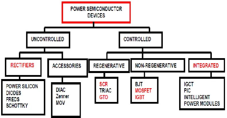 Figure 2.4: Power semiconductor device variety  