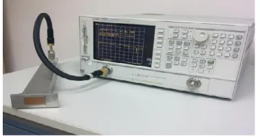 Fig. 5. Measurement setup for scattering parameters measurements 