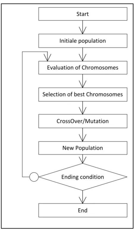 Figure 3.2: Genetic algorithm cycle. 