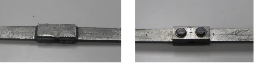 Figure 1. Monolithic structure and bolted-joint structure. 