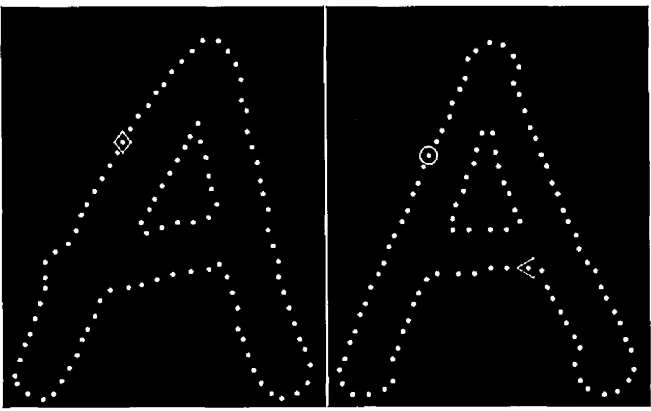 Figure 2.6: Designing shape context descriptor along the contour (Kaick et al., 2007) 