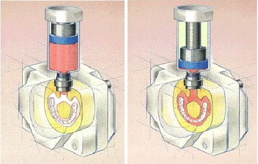 Figure 2.7:  Injection moulding technique (Apex, 2011) 