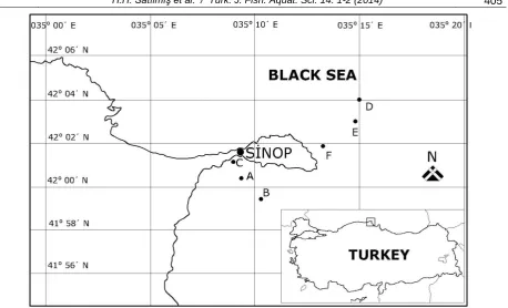 Figure 1. Studying area and sampling stations. 