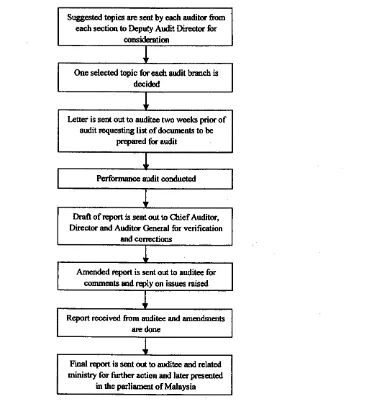 Figure 4z (Source: Flow chart of a typical performance audit process by NAI)The study, 2008)