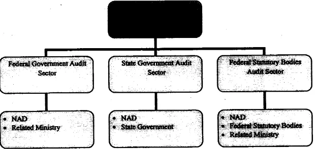 Figure 8: Stakeholders involved in audit assctxlment practice on PBs byNAD (Source: Tlu study, 2009)