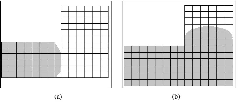 Figure 2.9: Eulerian definition (a) Initial Mesh (b) Deformed mesh [6] 