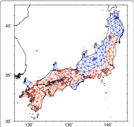Fig. 3, if the original triangulation network had a sys-tematic bias due to a scale error originating from an erroneous baseline length, the scale error not only sup-