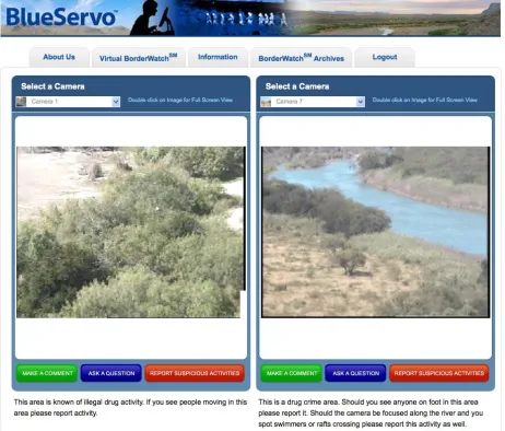 Figure 1.  (Texas Virtual BorderWatch 2010c) 