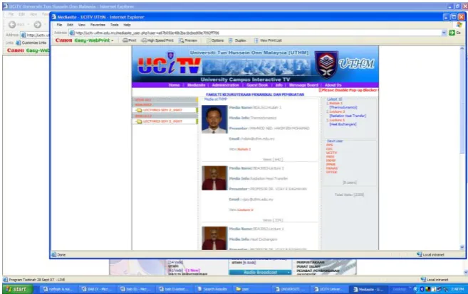 Figure 2 :  E-learning On demand  system ( EoS) Software  