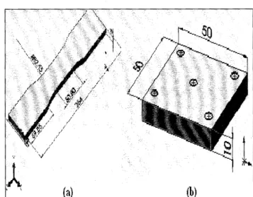 Figure 3.4: Dimension of the Test Specimen (a) ASTM E1037-72a (b) ASTM E 