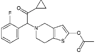Fig. 1: Chemical Structure of Prasugrel 