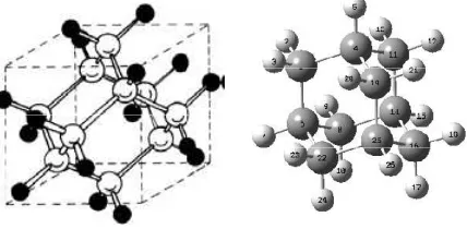 Fig. 1. The structure of a adamantane molecule 