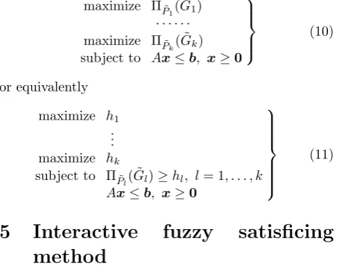 Figure 3. The degree of possibility Π ˜Pl( ˜Gl)