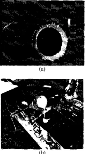 Fig. 1. Processing work done by the students: (a) Stress analysis using FEA software (b) Casting to 