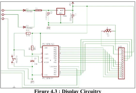 Figure 4.3 : Display Circuitry 