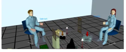 Figure 2.  Collaborative Virtual Environment 