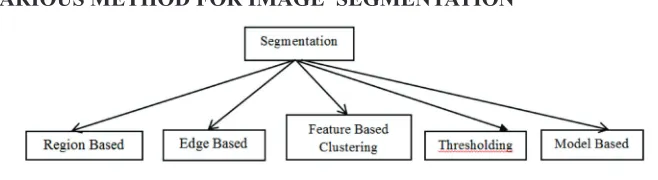Figure 2: Image Segmentation Techniques  