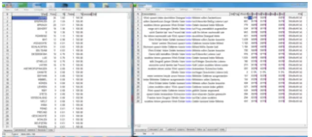 Figure 1: This figure shows the interface of WordSmith de- de-veloped by [Wor96].