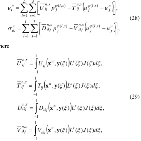 Figure 2.  3-Nodal Quadrilateral Isoperimetric Element 