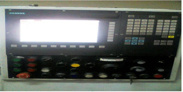 Figure 3.1: CNC Lathe machine The machining experiments were performed on AISI-1018 low carbon alloy steel